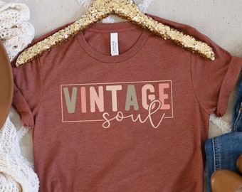 Old Soul, Retro T-Shirt, Nostalgic Shirt, Vintage Look Shirt, Vintage Inspired Shirt, Shirt for Elderly