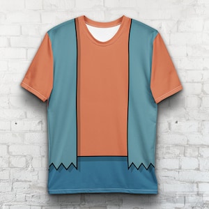 T-shirt con costume di Nelson Muntz, The Simpsons, personaggio su tutta la superficie, maglietta in ultra cotone da uomo e da donna