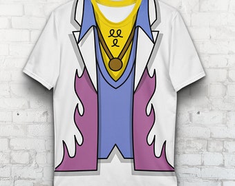 Disco Stu Costume T-Shirt, The Simpsons, Character All Over TShirt, Men Women Ultra Cotton Tee