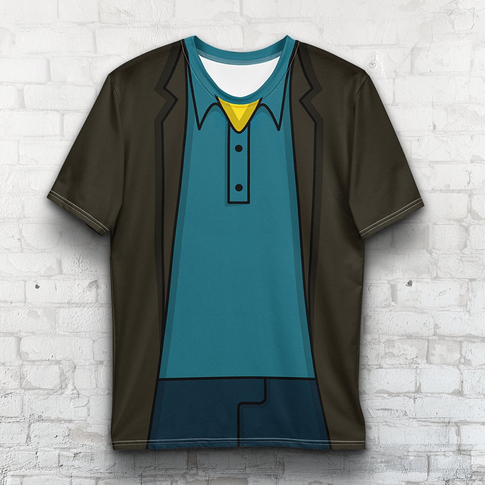 Fat Tony Costume T-Shirt, The Simpsons, Character All Over TShirt, Men Women Ultra Cotton Tee