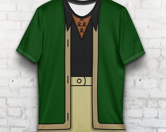 Apu Nahasapeemapetilon Costume T-Shirt, The Simpsons, Character All Over TShirt, Men Women Ultra Cotton Tee