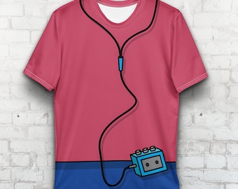 Otto Mann Costume T-Shirt, The Simpsons, Character All Over TShirt, Men Women Ultra Cotton Tee