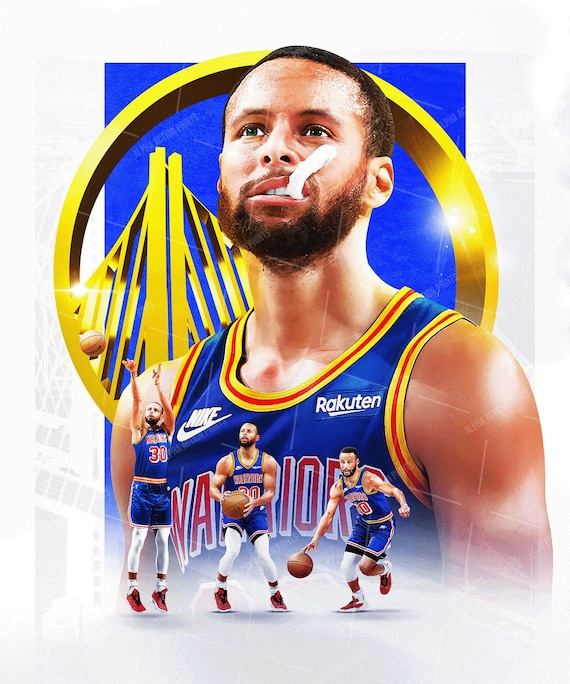 Buy Stephen Curry basketball Player drawing print & Poster Online in India  