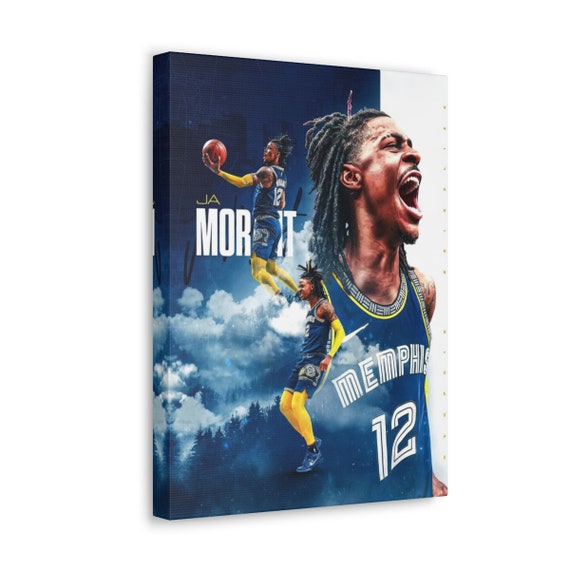 Blue Graphic Style JA Morant NBA Memphis Grizzlies Basketball
