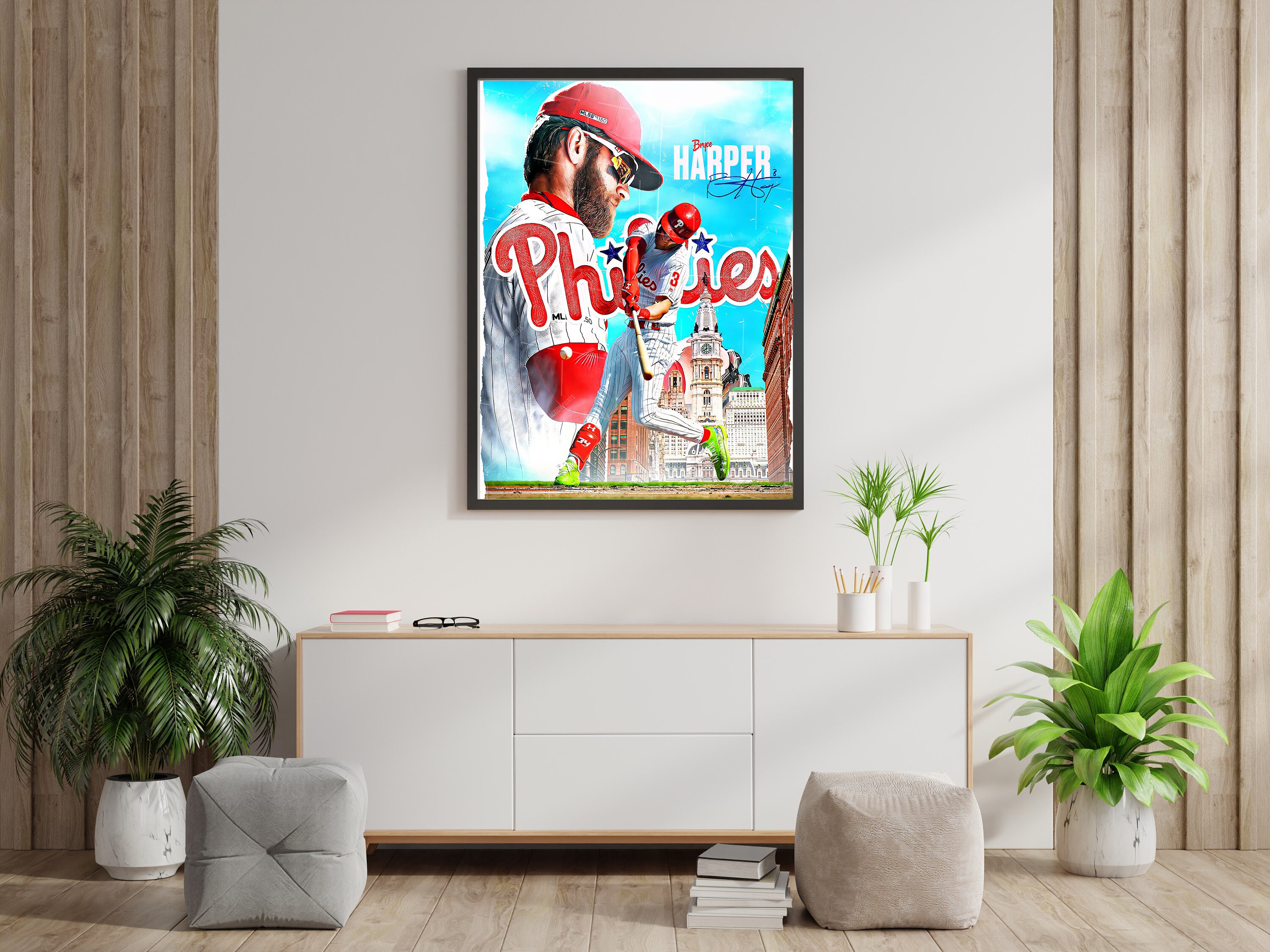 ブライス・ハーパー　アートポスター A2版　フィラデルフィア・フィリーズ MLB ブライス・ハーパー アートポスター A2版 - メルカリ