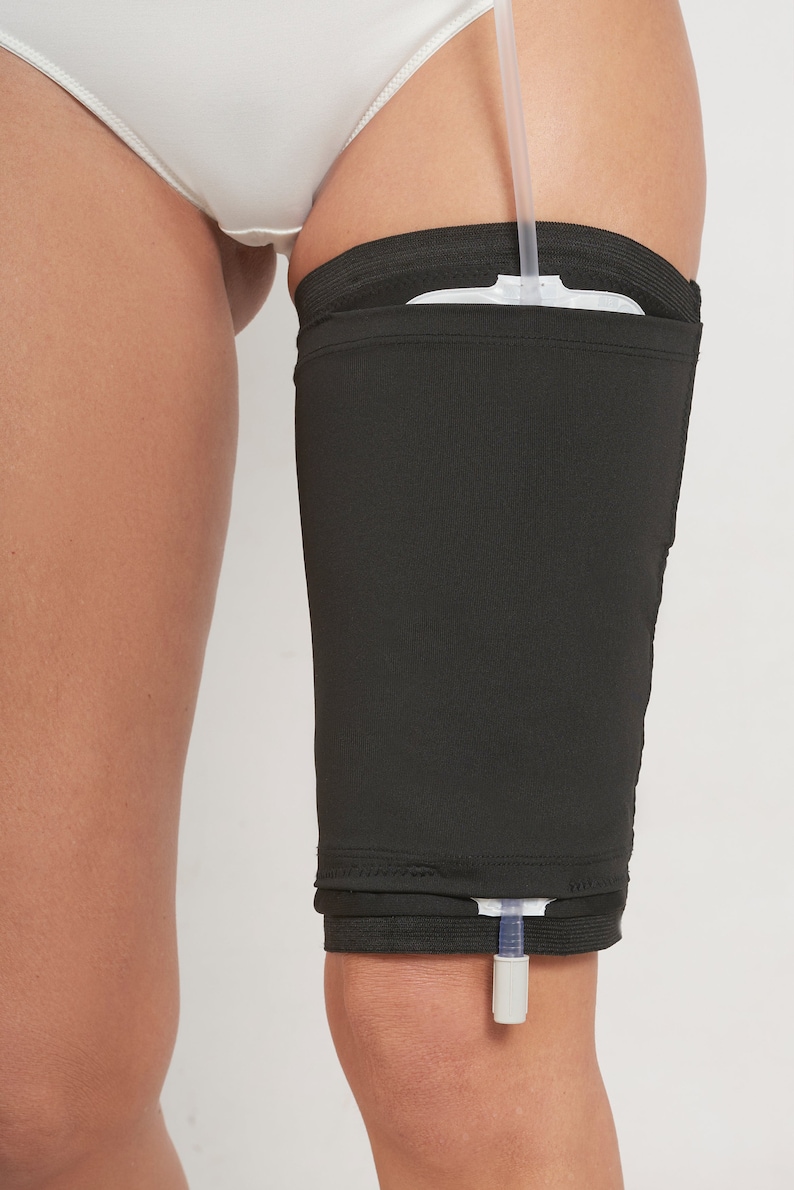 Thigh Urine Bag Holder With Velcro image 2