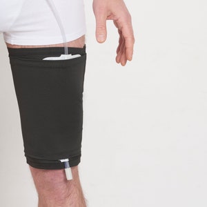 Thigh Urine Bag Holder With Velcro image 1
