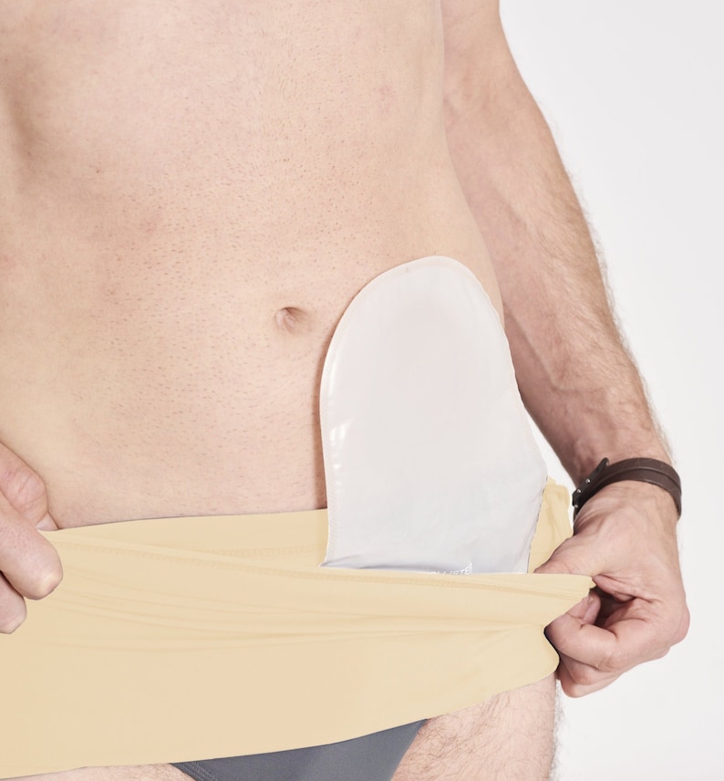 Ostomy Swim Wrap Beige Etsy