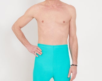 Maillot de Bain Stomie Homme Taille Haute - Cyan