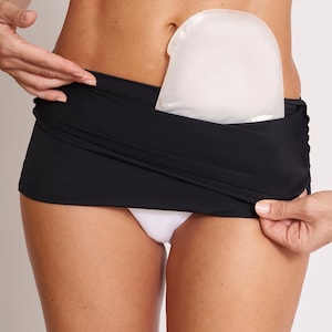 Ostomy Swim Wrap Black image 7