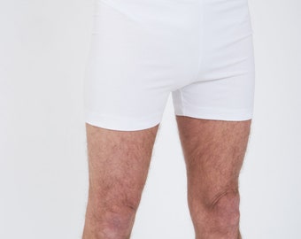 Bokserki bawełniane na nietrzymanie moczu Ostocare białe (bez przedniego otworu)