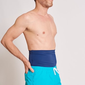 Stoma-Schwimmgürtel - Navy Blau