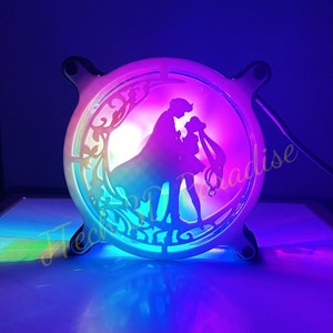 Tuxedo Mask Sailor Moon Computer Fan Shroud / Grill / Cover - 120mm/140mm - Custom 3D Print