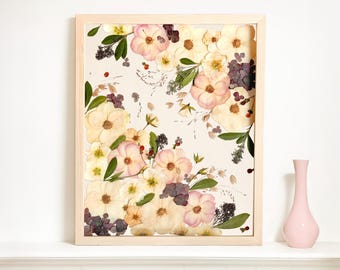 Brautstrauß konservieren – gepresste Hochzeitsblumen im Rahmen als Erinnerung