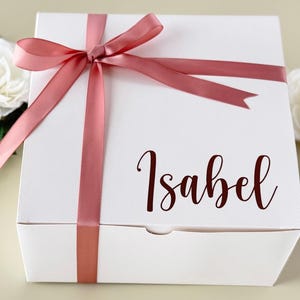 Wedding Gift Custom Name Box For Proposal