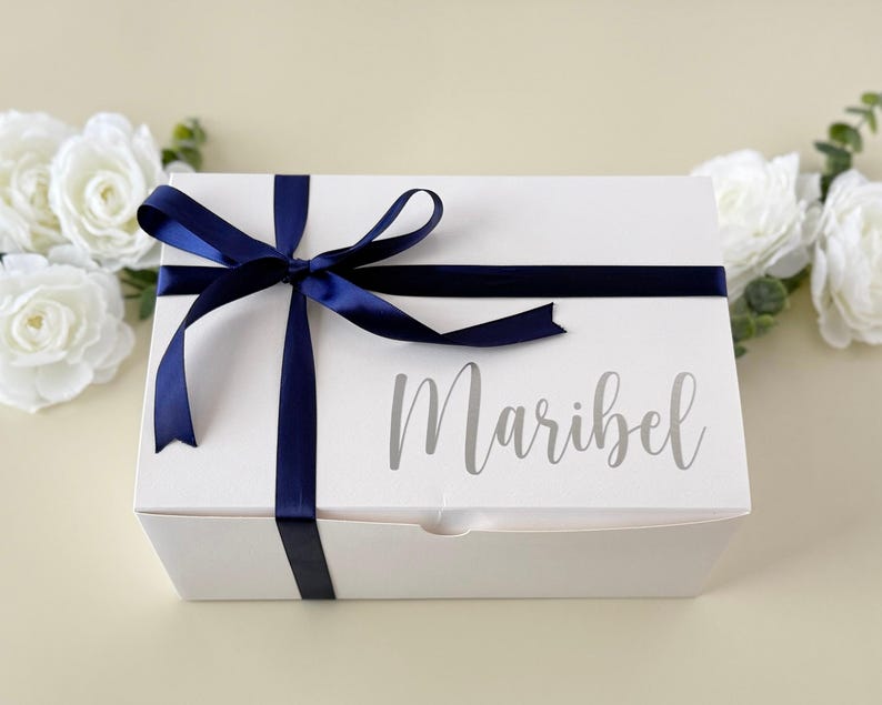Empty Gift Box With Name