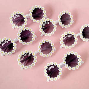 Flower Girl Sunglasses Personalized Sunglasses For Kids Flower Sunglasses Toddler Girl Gift For Flower Girl Accessory Flower Girl Proposal