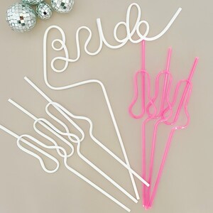Bridal Shower Gift For Bride Straw Willy Straw Swirly Straw