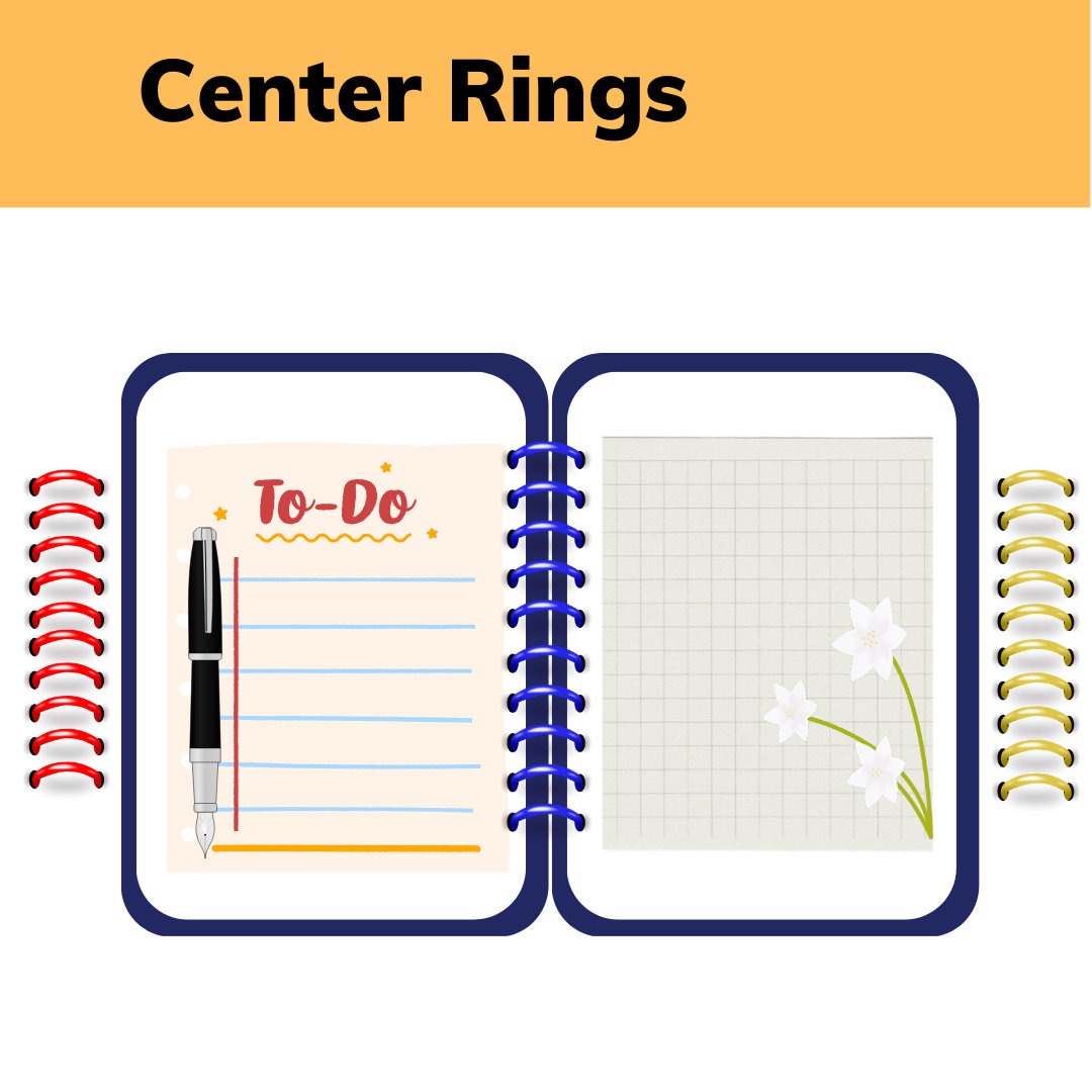 Digital Binder Rings for Planners and Digital Notebooks, Goodnotes