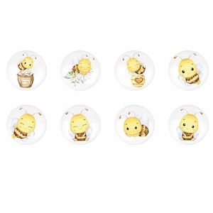 Bumble Bee Ceramics Drawer handle pulls, Nursery Knob Handle, Animals knobs for nursery drawers, Children&#39;s cabinet knob, Ikea Knobs Kids