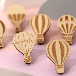 Hot Air Balloon Series cabinet knobs Balloons wood nursery Drawer handle pulls Nursery Dresser Knob Wood Cabinet knob Handle Ikea Knobs Kids