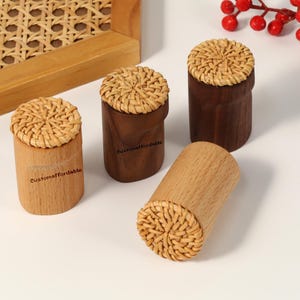 Natural walnut beech wall hook, DIY Natural wood hook, Coats Key hook, Rattan Craft Supplies Handmade Wall Hanger,Custom engraved wall hook