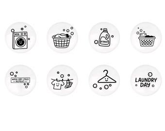 Laundry room Ceramics Drawer handle knobs, Nursery Cabinet Knob Handle, Clothes knobs for nursery drawers, nursery home decor,Ikea Knob Kids