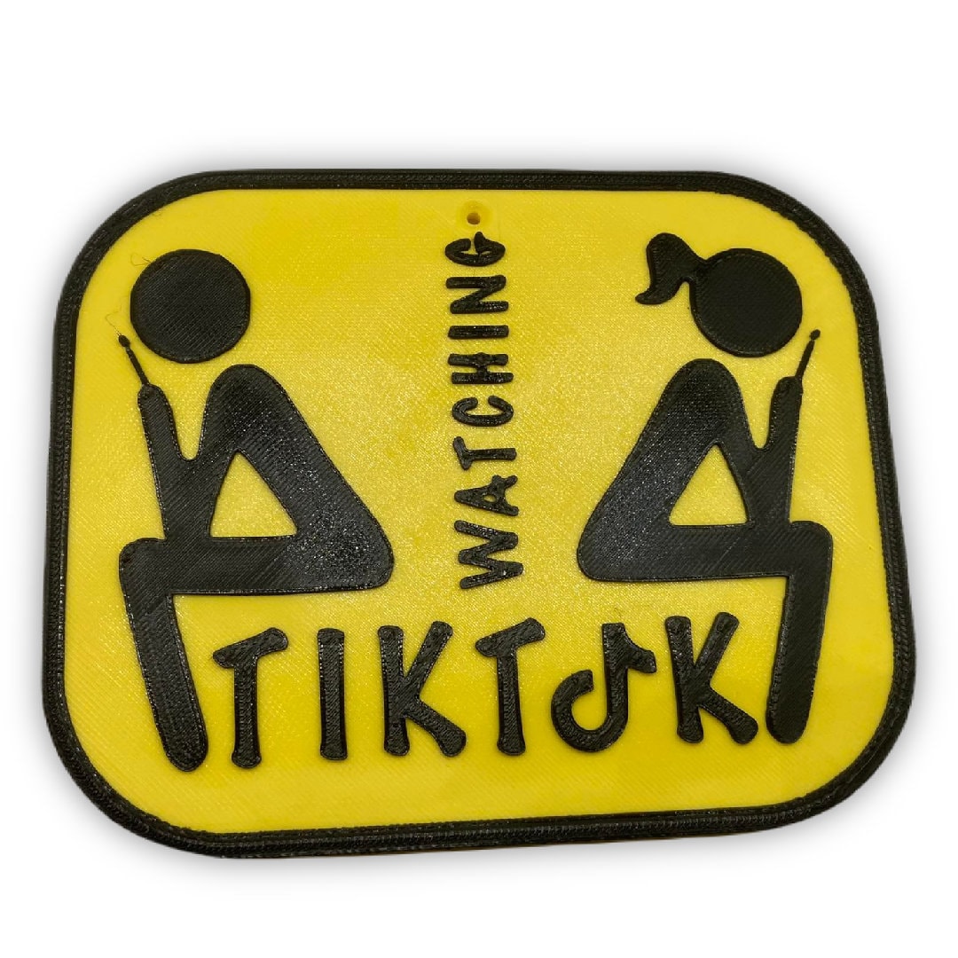 TIK TOK Bathroom Signs Funny Bathroom Signs Etsy