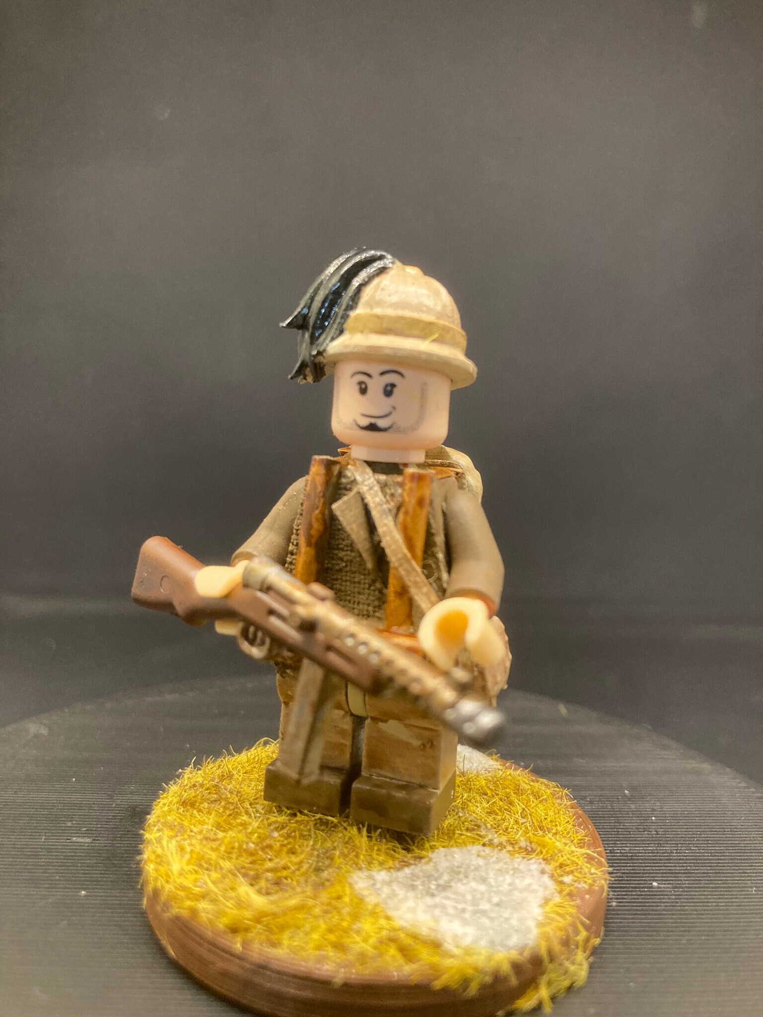 WW2 Italian Africa Corps Infantry Made With Real LEGO Minifigure Etsy
