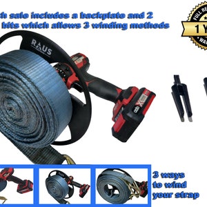 Webbing Ratchet Binder Tie Down Strap Winder Drill