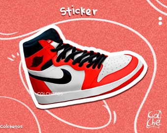 Nike sports shoe stickers - By Colchetos