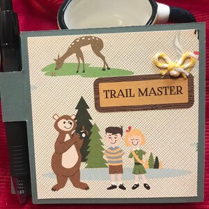 Trail Master sticky note holder