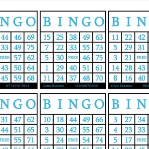 3600 Printable Bingo Cards 6 per - Il 300x300.4538662544 E6ik 