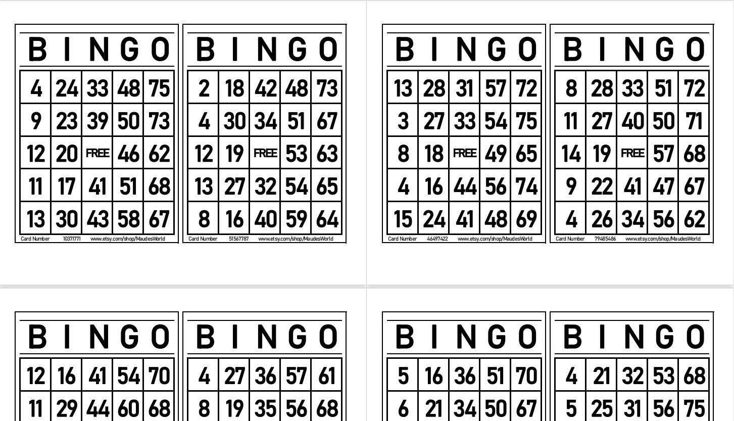 1200-printable-bingo-cards-2-per-page-large-activities-for-holidays-parties-games-for-adults-zoom-bingo-cards-1-75-ball-etsy for Free Printable Printable Bingo Cards 4 Per Page 1200 Printable Bingo Cards, 2 per Page, Large, Activities for Holidays, Parties Games for Adults, Zoom Bingo Cards, 1-75 Ball - Etsy for Free Printable Printable Bingo Cards 4 Per Page