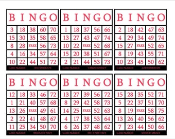 3600 Printable Bingo Cards 6 per - Il 340x270.4539359628 D6im 