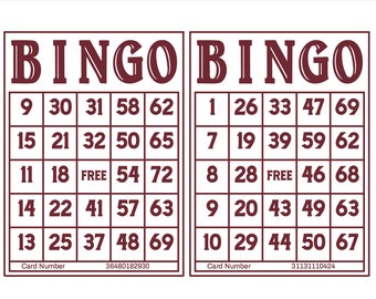 3600 Printable Bingo Cards 6 per - Il 340x270.4479620462 4f1v 