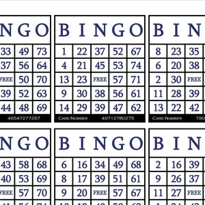 3600 Printable Bingo Cards 6 per - Il 300x300.4539334770 Jeba 