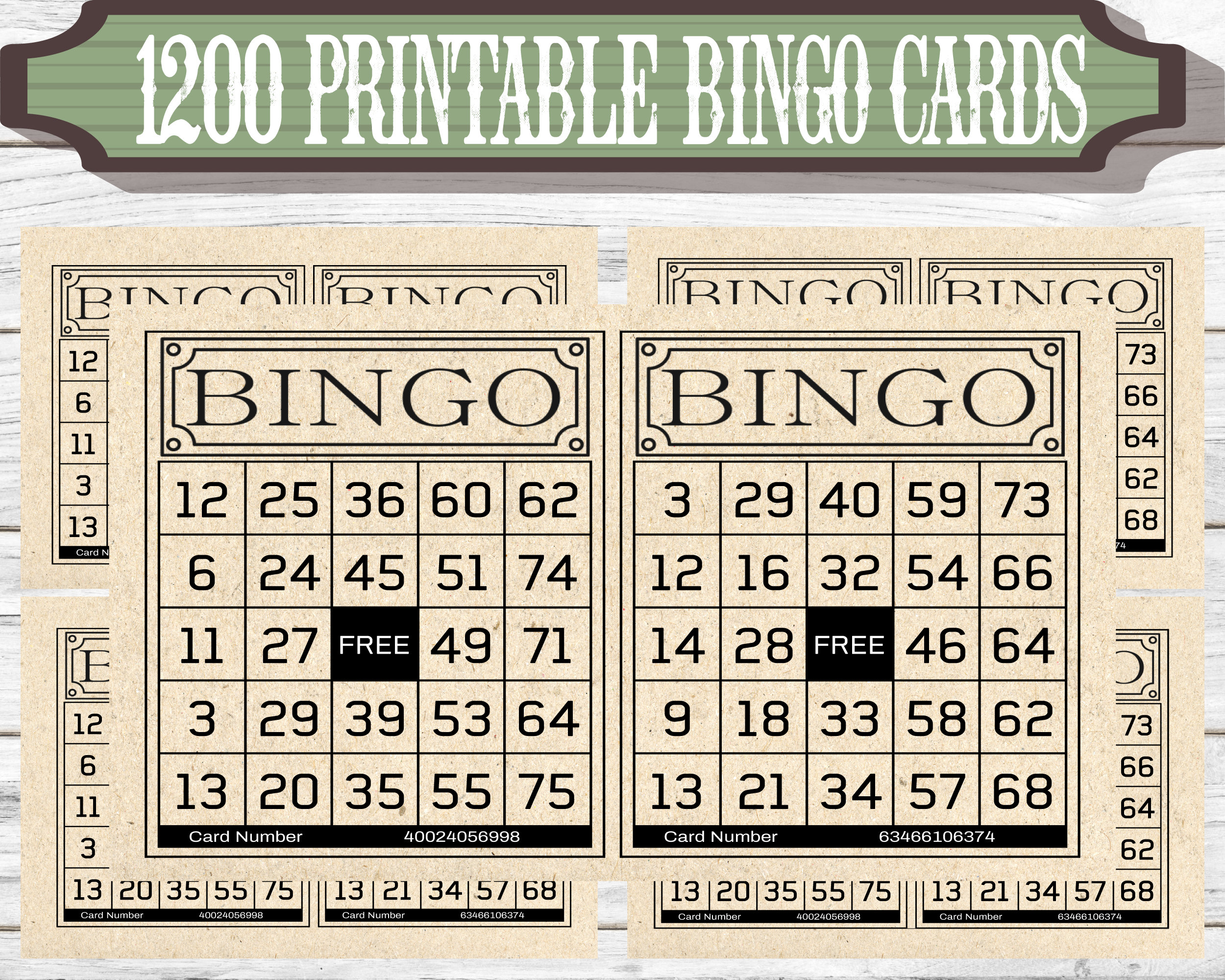 37 Free Printable Bingo Cards (The Ultimate List!) Simply Full🦐