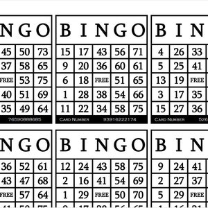 3600 Printable Bingo Cards 6 per - Il 300x300.4538612132 9qke 