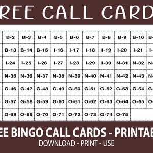 1200 Printable Bingo Cards, 1 per Page, Minimalist PDF Format for All ...