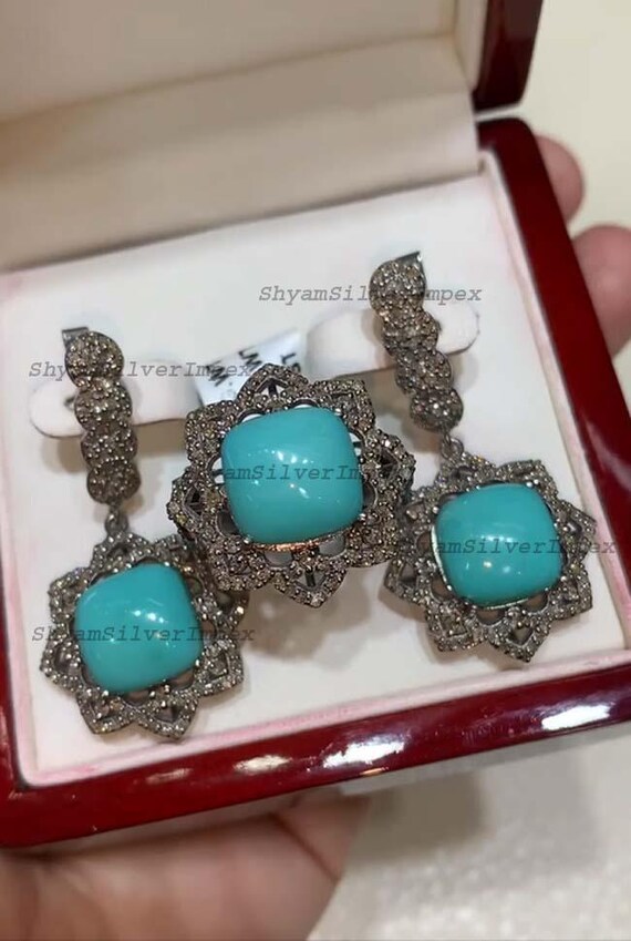 ターコイズ アンティーク アクセサリーセット ヴィンテージからモダン