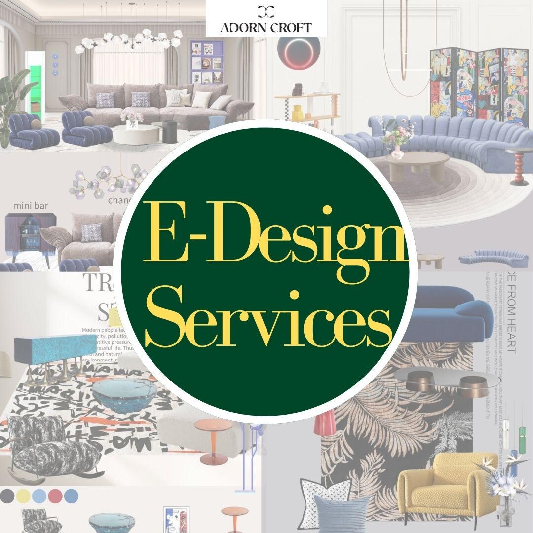 Online Interior Design, Living Room Virtual E Design Service, Custom ...