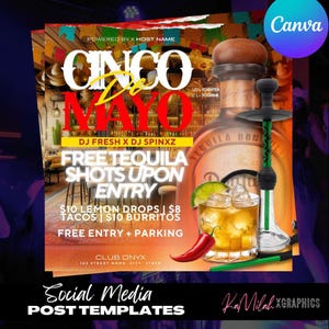 Flyer média de contenu (1 modèle) Flyer Cinco De Mayo, Titres gratuits, Arrière-plans gratuits, Flyer de fête, Flyer d'événement, Modèle de flyer de club, Narguilé