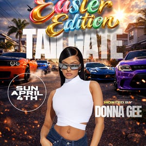 Modèle de Flyer de Pâques modifiable, Spring Fling, Block party, Hangout Sunday, Canva (téléchargement numérique) image 4