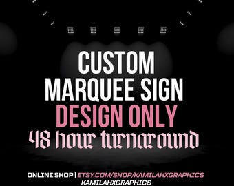 Marquee Club Sign, Birthday Sign, Bottle Service (Digital Download)