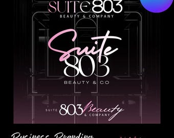Luxury Logo Design, Hair, Lash, Beauty, Editable Canva Logo (Digital Download)