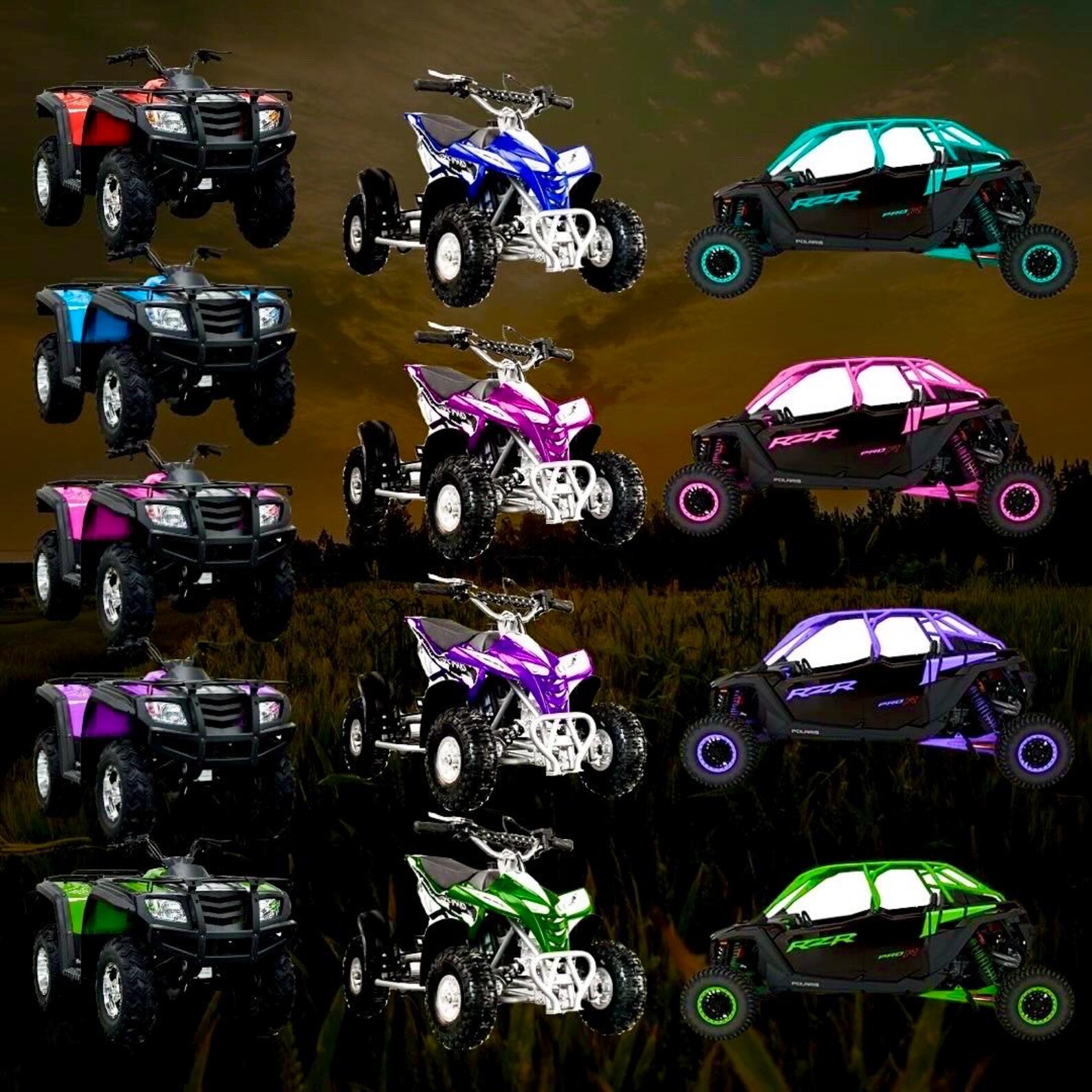 ATV Party Flyer Templates, Ride Out Event (canva Editable) - Etsy