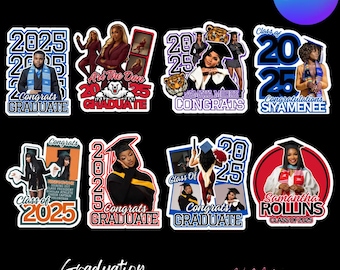 Graduation Fan Template, Editable Canva Design