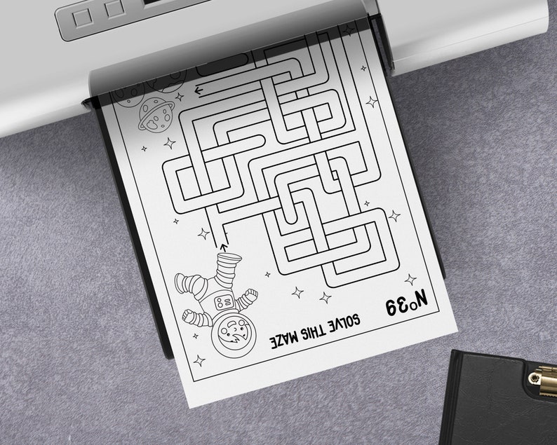 80 Mazes to Print for Kids With Solutions, Fun Activities and Coloring ...