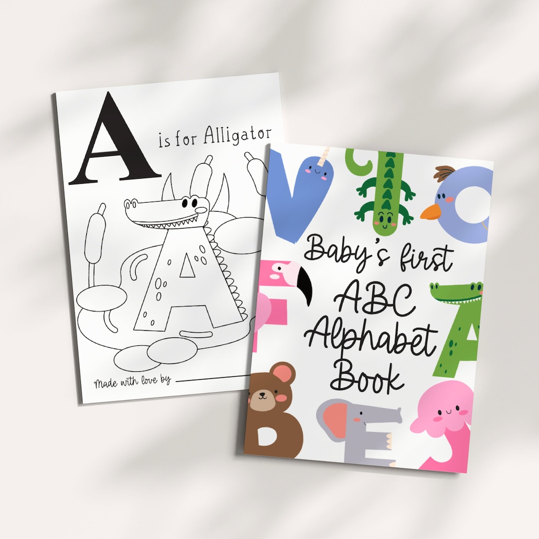Free Printable Alphabet Book For Baby Shower